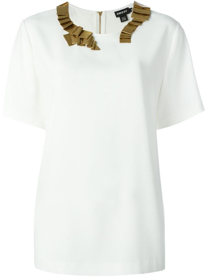 Dkny Embellished Blouse