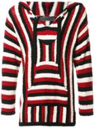 The Elder Statesman Baja Knitted Hoodie - Multicolour