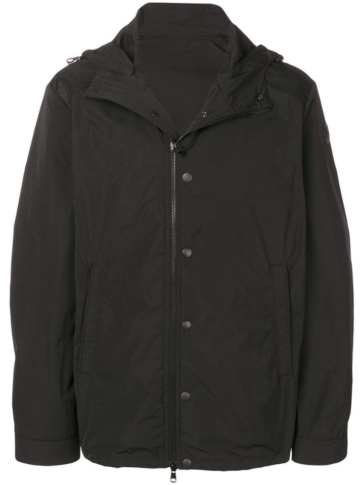 Moncler Zip-up Parka - Black