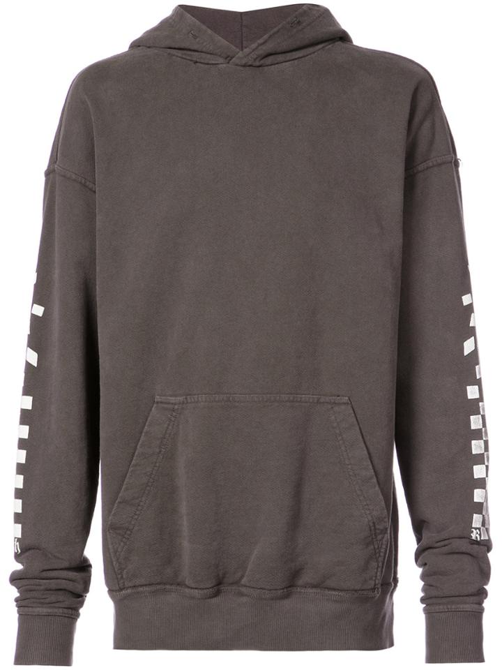 Rhude Graphic Sleeve Hoodie - Black