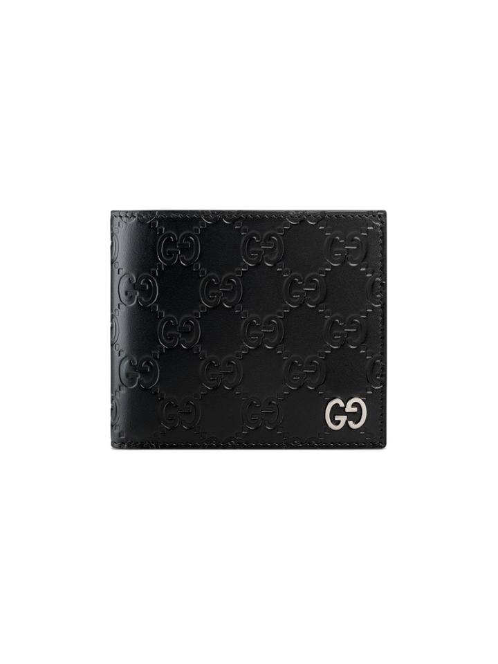 Gucci Gucci Signature Coin Wallet - Black