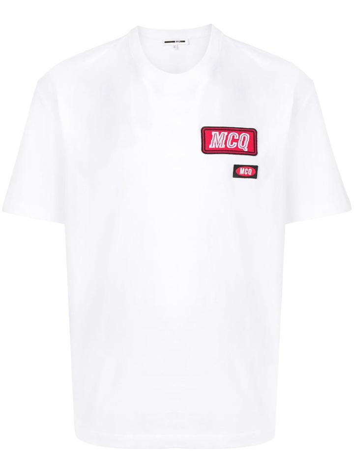 Mcq Alexander Mcqueen Logo Patch T-shirt - White