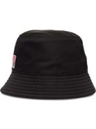 Prada Nylon Cap With Logo - Black