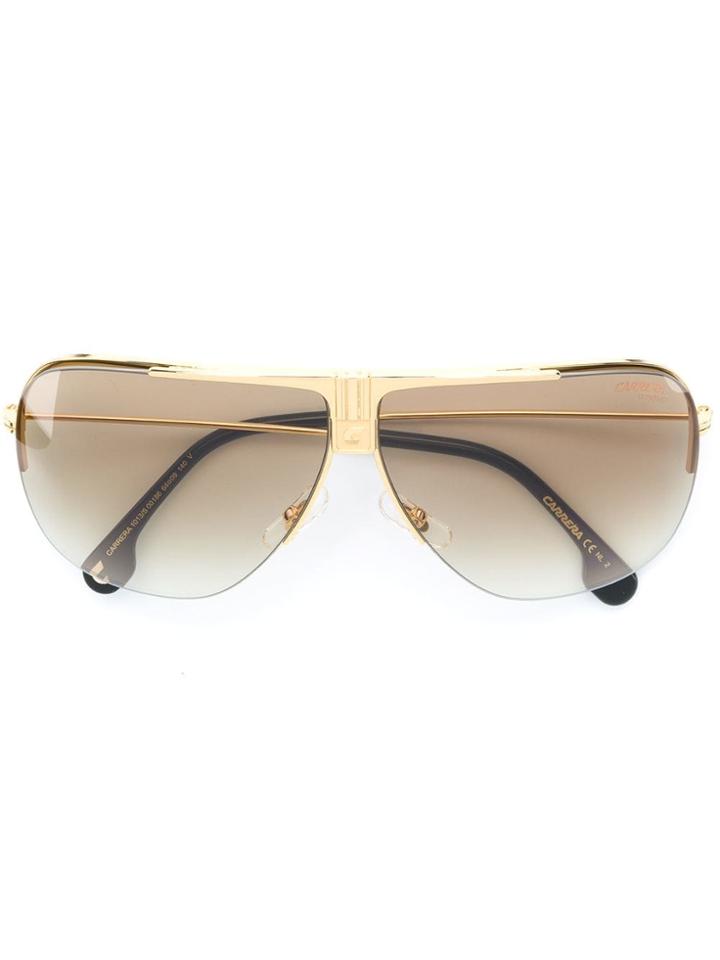Carrera Aviator Sunglasses - Gold