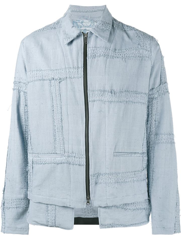 By Walid Julien Jacket, Size: Large, Blue, Cotton
