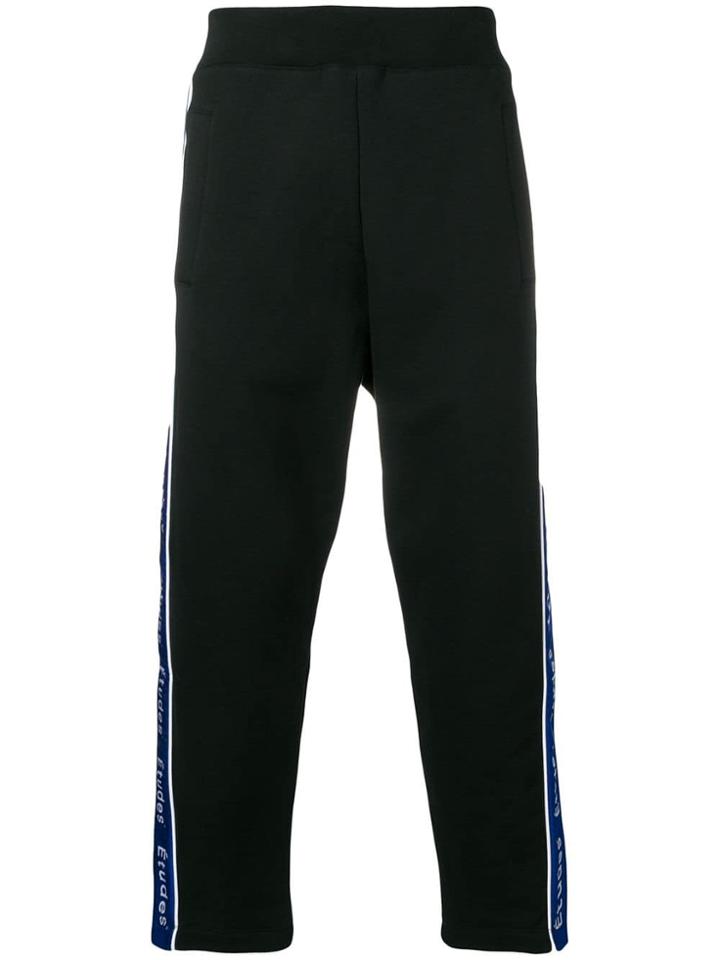 Études Logo Tape Joggers - Black