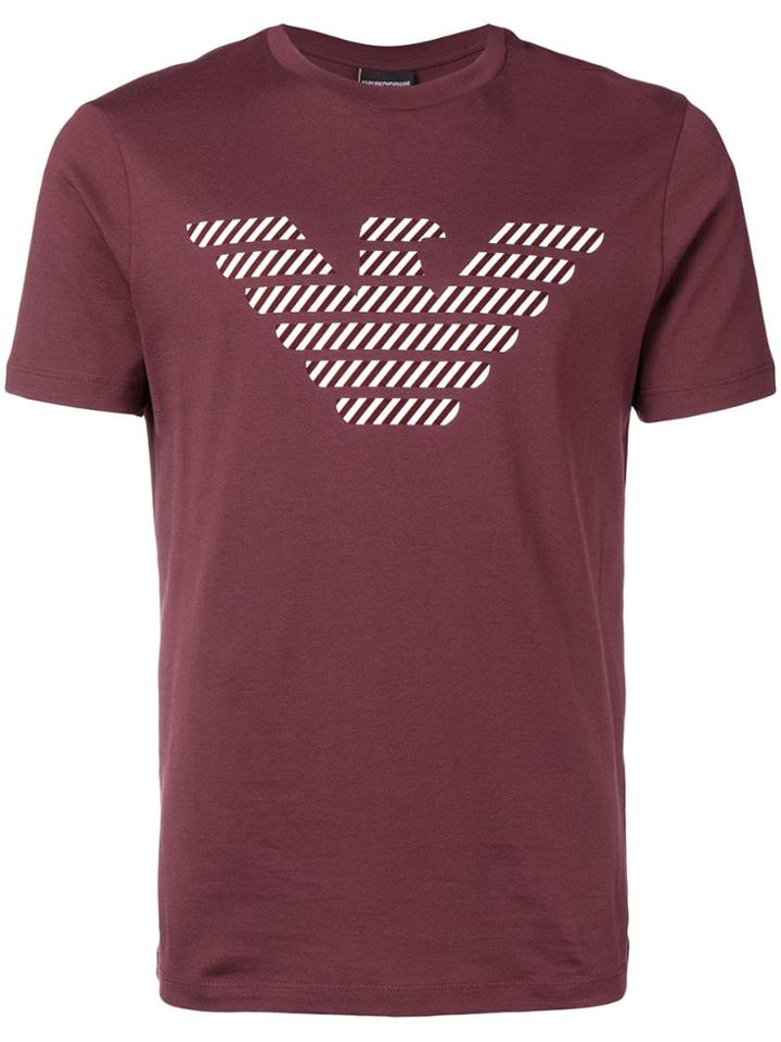 Emporio Armani Eagle Logo T-shirt - Red