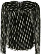 Nk Navajo Debbie Silk Blouse - Black