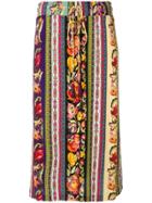 Etro Floral Print Skirt - Black