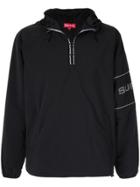 Supreme Ripstop Hooded Pullover Jacket - Black