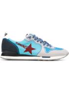 Golden Goose Deluxe Brand Running Sneakers, Women's, Size: 36, Blue, Rubber/suede/leather/nylon