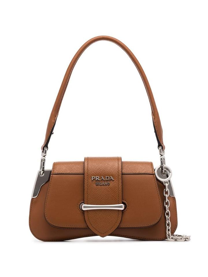 Prada Prada Sml Sidonie Shldr Bg - Brown