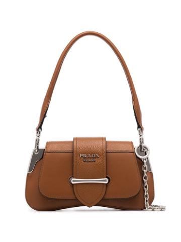 Prada Prada Sml Sidonie Shldr Bg - Brown