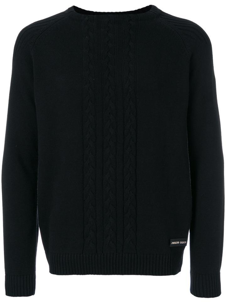 Philipp Plein Cable-knit Sweater - Black