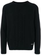 Philipp Plein Cable-knit Sweater - Black