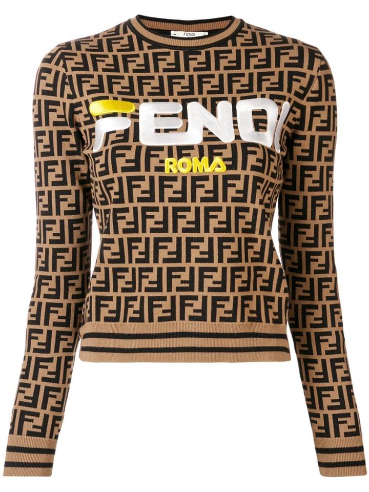 Fendi Fendi Roma Jumper - Brown