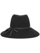 Ca4la Fedora Hat, Women's, Black, Silk/wool
