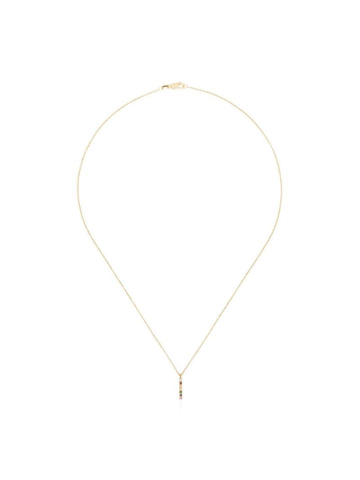 Mateo Multicoloured Rainbow Bar Necklace - 108 - Multicoloured
