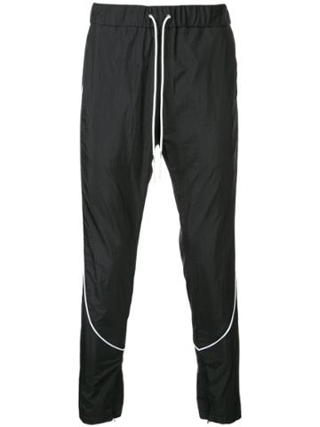 Jieda Designer Track Trousers - Black