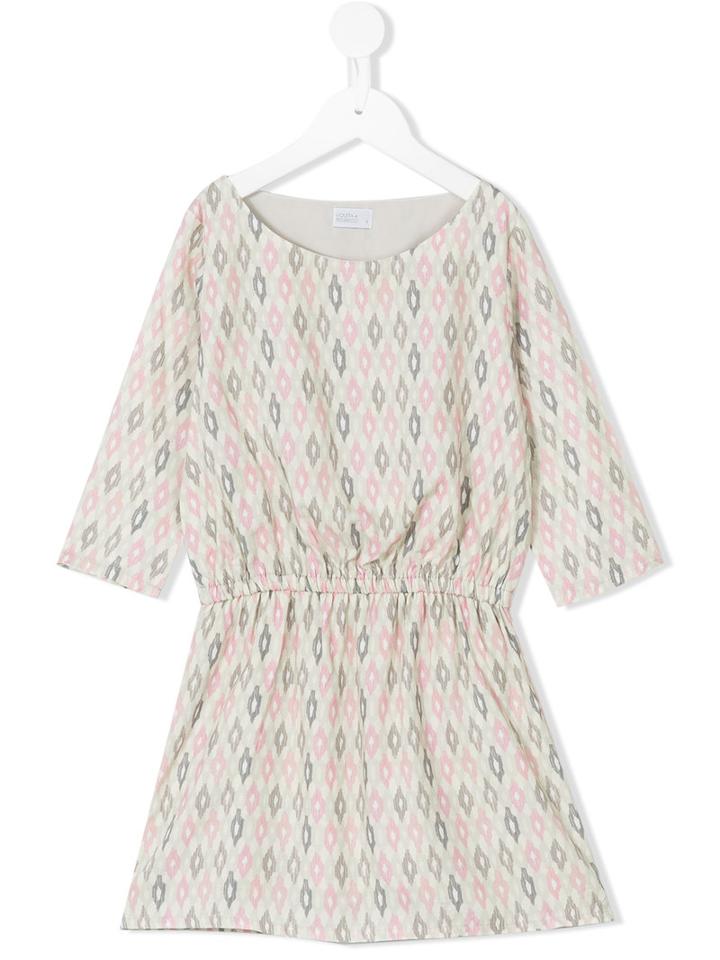 Violeta E Federico - Printed Dress - Kids - Viscose - 12 Yrs, Pink/purple