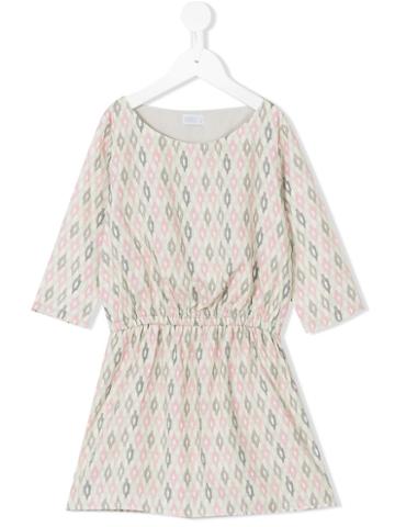 Violeta E Federico - Printed Dress - Kids - Viscose - 12 Yrs, Pink/purple