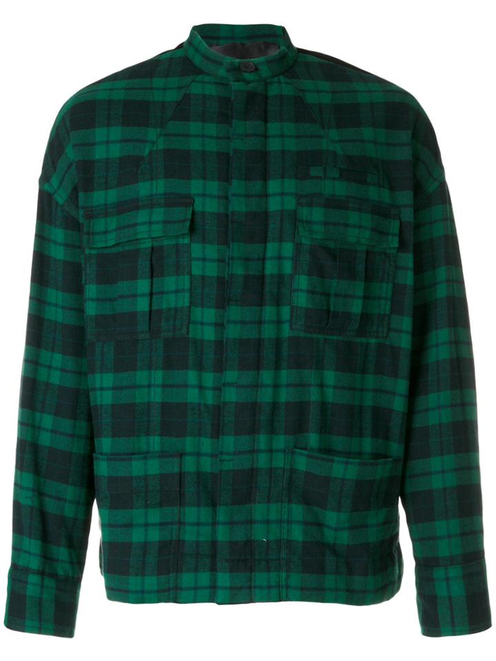 Haider Ackermann Plaid Shirt Jacket - Green