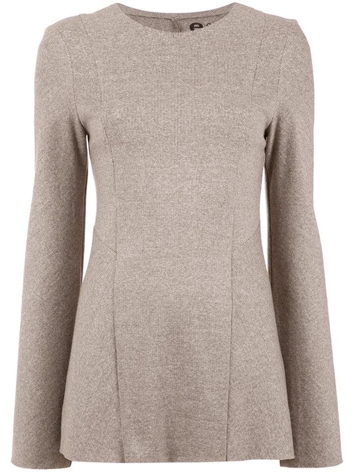 Osklen Eco Rib Blouse - Brown