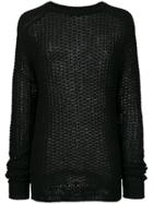 Laneus Knitted Jumper - Black