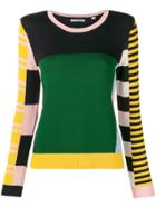 Chinti & Parker Colour-block Fitted Sweater - Green