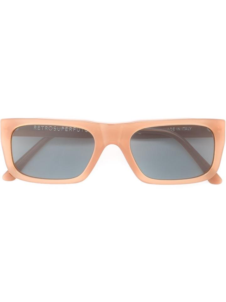 Retrosuperfuture 'augusto Beato' Sunglasses - Brown