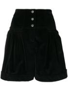 Alberta Ferretti Front Button Shorts - Black