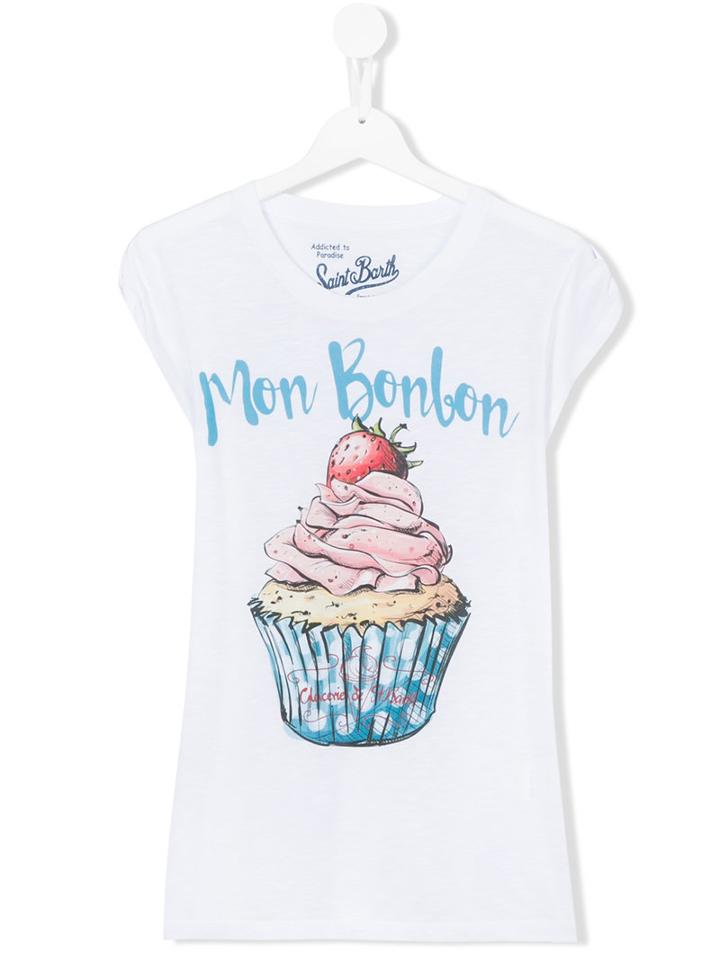 Mc2 Saint Barth Kids - Teen Amelie Cupcake T-shirt - Kids - Cotton - 14 Yrs, Girl's, White