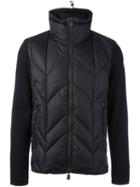 Moncler Grenoble Zipped Jacket, Men's, Size: Large, Black, Feather Down/polyamide/virgin Wool