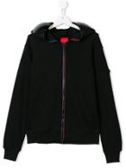 Ai Riders On The Storm Kids Teen Structured Zipped Hoodie - Black