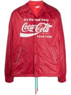 Facetasm X Coca Cola Shiny Finish Jacket - Red