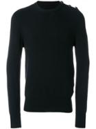 Dolce & Gabbana Intarsia Panther Knit Jumper - Blue