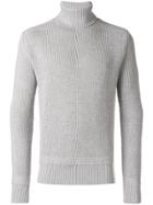 Woolrich Ribbed Roll Neck Jumper - Grey