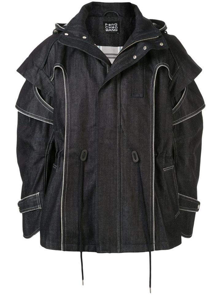 Fengchen Wang Layered Field Jacket - Blue