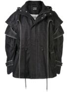Fengchen Wang Layered Field Jacket - Blue