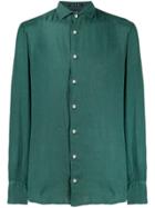 Mc2 Saint Barth Cutaway Collar Shirt - Green