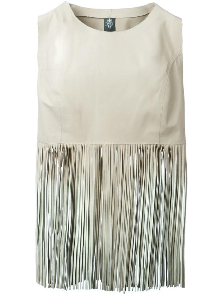 Eleventy Fringed Top