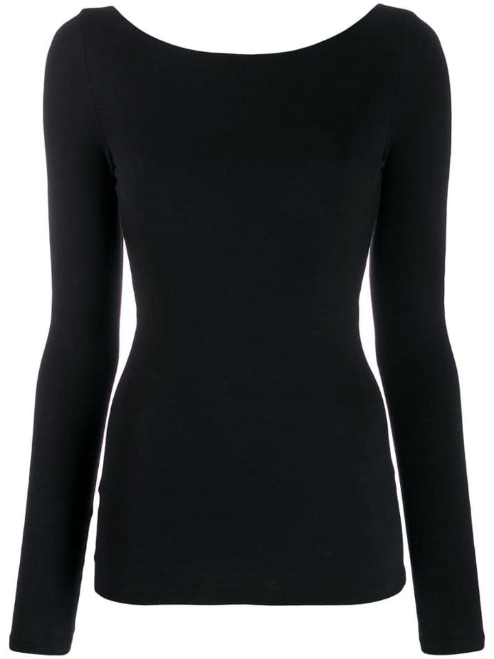 Acne Studios Open Back Sweatshirt - Black