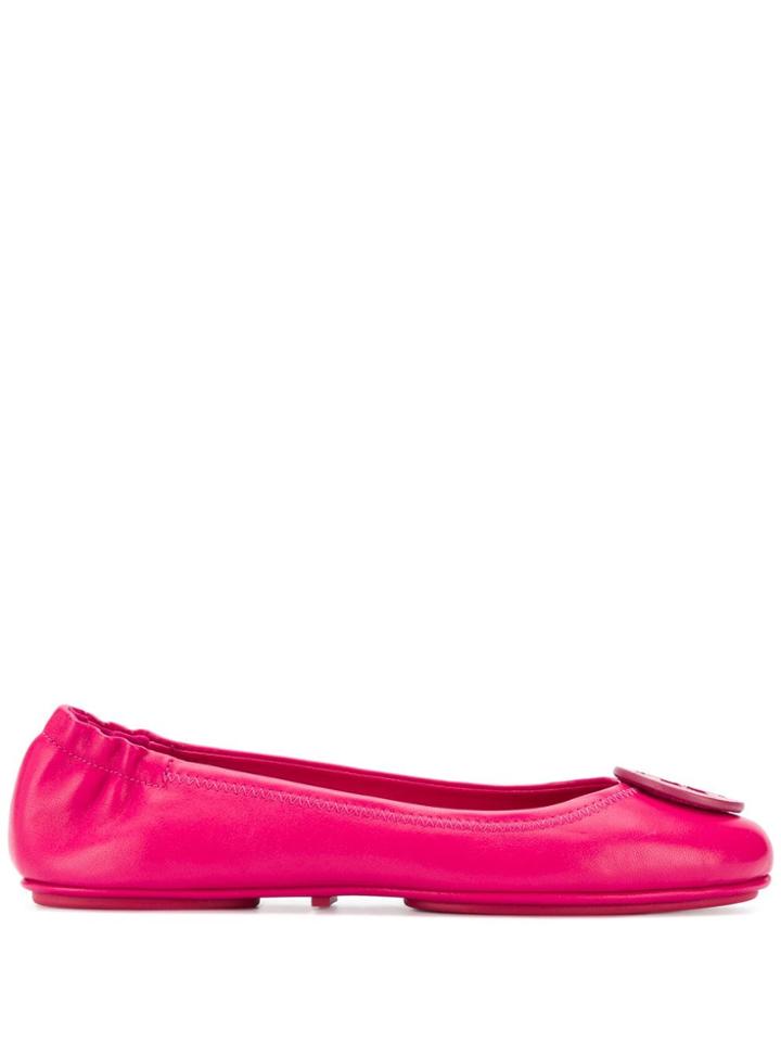 Tory Burch Minnie Travel Ballerinas - Pink