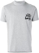 Comme Des Garçons Shirt Logo Print T-shirt, Men's, Size: Xs, Grey, Cotton