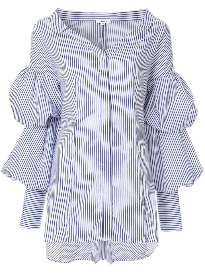 Enföld Bulging Sleeve Shirt - White