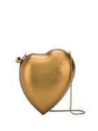 Saint Laurent Love Box Crossbody Bag - Gold