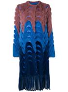 Liska Yoori Colour Block Coat - Blue