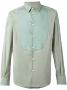 Al Duca D'aosta 1902 Paneled Longsleeved Shirt, Men's, Size: Medium, Green, Cotton