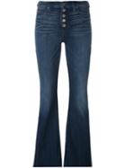 Hudson 'jodi' Flared Jeans, Women's, Size: 26, Blue, Cotton/polyester/spandex/elastane/rayon