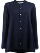 Comme Des Garçons Button Up Cardigan, Women's, Size: Small, Blue, Acrylic/wool